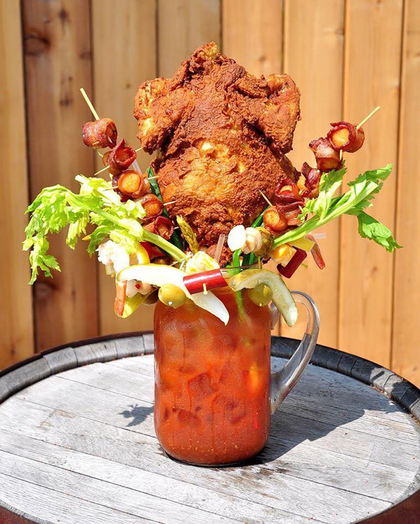 Sobelman’s Pub & Grill makes Bloody Marys that are much more than a drink. (Photo from Munchies)
